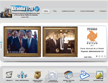 Tablet Screenshot of alcaldia724.com